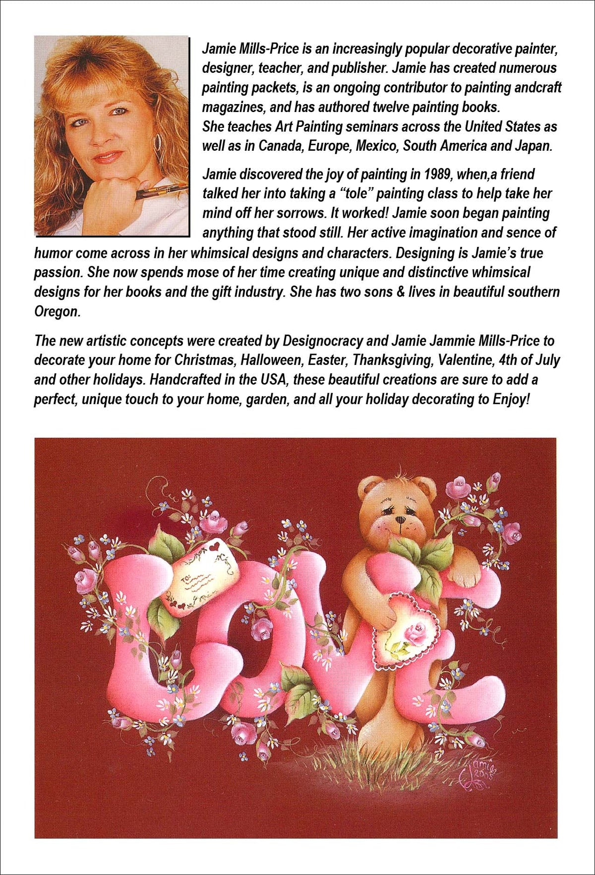 Joy Gingerbread House Door Decor by Jamie Mills-Price - Christmas Decor - 8457507H