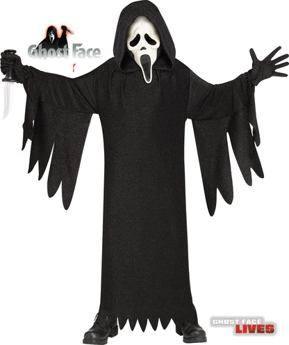 Scream Ghost Face 25th Anniversary Movie Addition Child Costume
