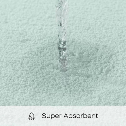 Luxury High Pile Bath Rug 24x40" – Quick Dry, Non-Skid Backing, Machine Washable
