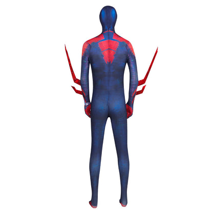 Spider Man 2099 Cosplay Costume Miguel O'Hara Jumpsuit Halloween Comic-Con Props Bodysuit Spiderman Costume with Headgear