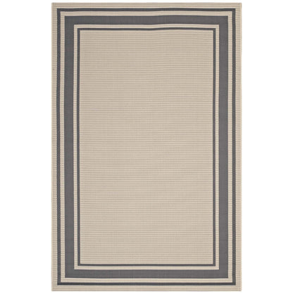Rim Solid Border Indoor and Outdoor 5x8 Area Rug by Modway