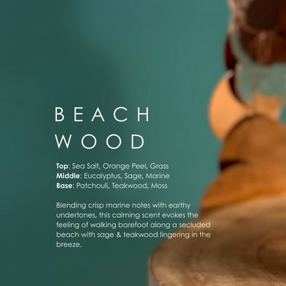 Beachwood + Sea Salt Candle