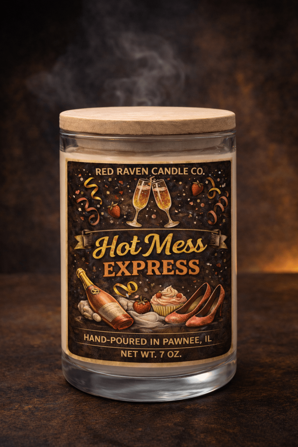 Hot Mess Express – Funny Chaos Candle Scented Candle