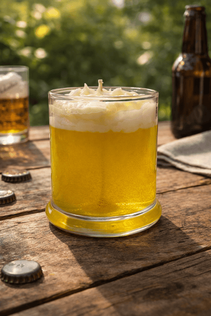 Hold My Beer Candle – Realistic Beer Glass Candle (12.25 oz)