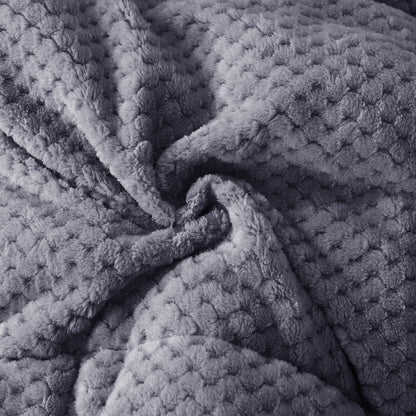 Kasentex Reversible All-Season Plush Comforter Set Twin/Queen/King - Warm Plush Bedding for Winter