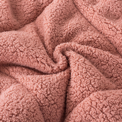Kasentex Reversible All-Season Plush Comforter Set Twin/Queen/King - Warm Plush Bedding for Winter