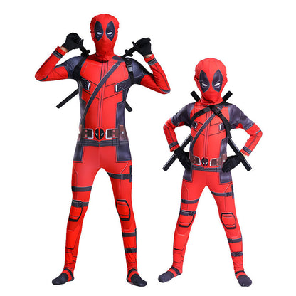 Deadpool tights kids costumes cosplay halloween Deadpool dance clothes anime costumes men