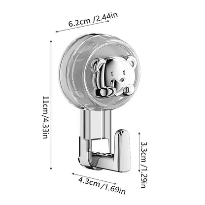 Suction cup hook KitchenTowel command hooks Without Drilling wall stickers hangers Bathroom Door SelfAdhesiveHomeBath accessorie