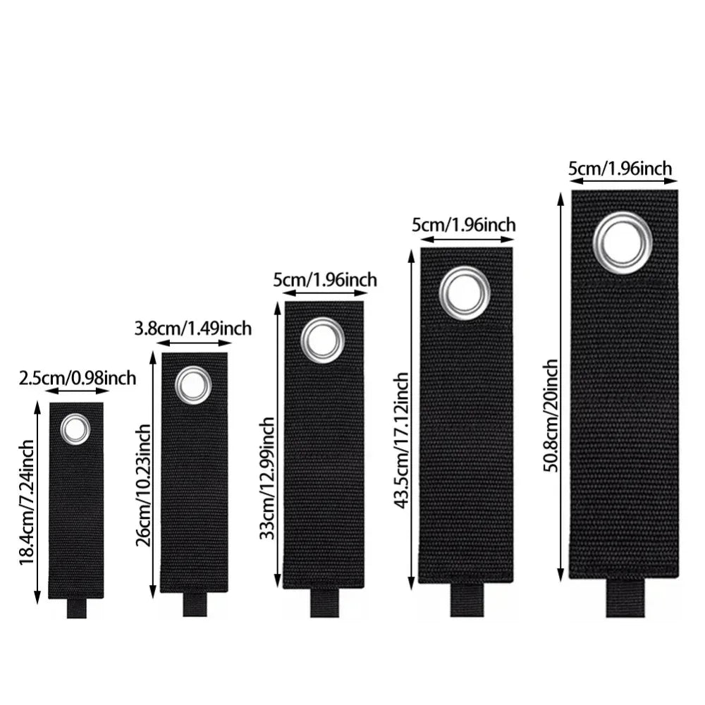 Heavy-Duty Storage Straps Reusable Extension Cord Organizer Cable Ties Hose Storage Accessory Holder Garage Organization