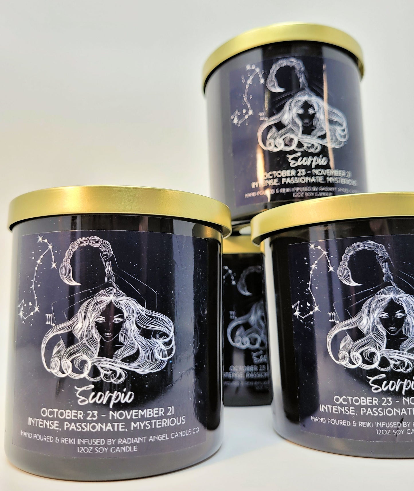 The Zodiac Goddess Line- Scented Crystal Candles