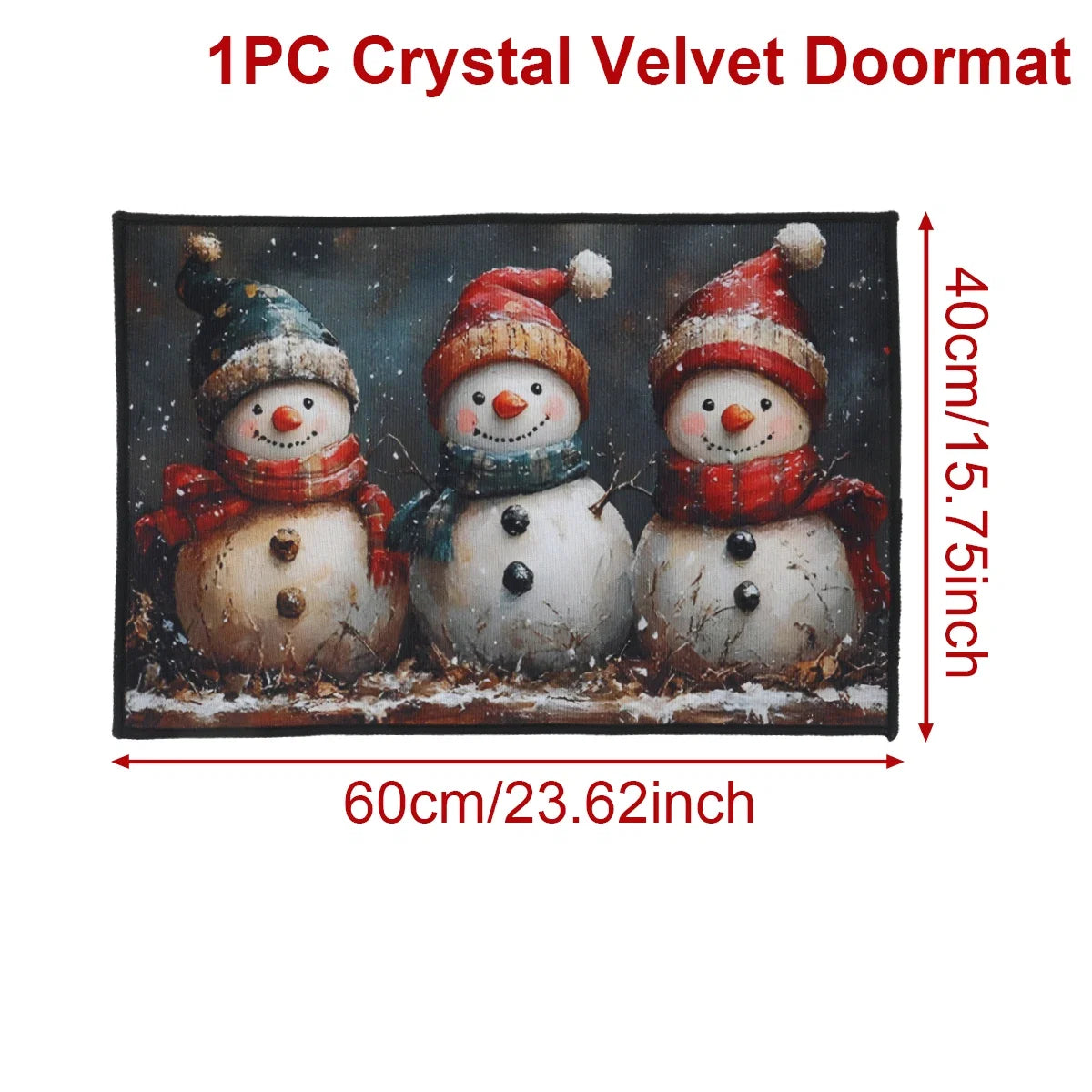Christmas Floor Mat Outdoor Carpet Christmas Decor for Home 2025 Navidad Natal Santa Claus Door Mat Xmas Ornament New Year 2026