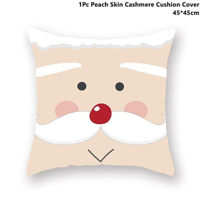 Christmas Pillowcase Santa Cluas Pillow Covers Xmas Holiday Couch Pillows Rustic Christmas Decorations Winter Pillowcase For Home Living Room Xmas Ornaments Navidad Gifts
