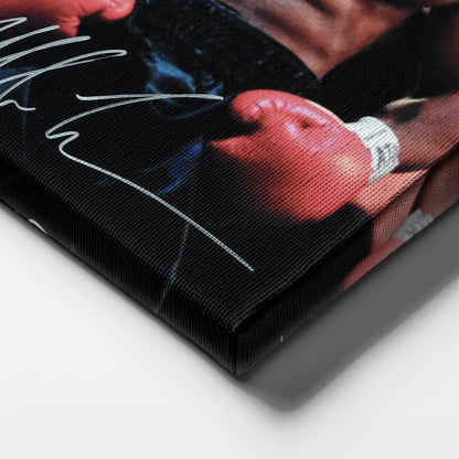 Mike Tyson Autograph Canvas – Boxing Wall Art Decor