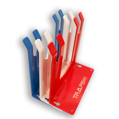Garage Wall Rack Organizer for Yard Tools, Gear & Equipment, Skis or Snowboard by Bindings