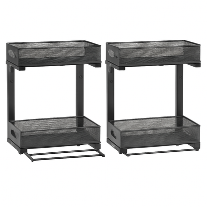 Under Sink Organizer - 2-Tier Pull-Out Baskets