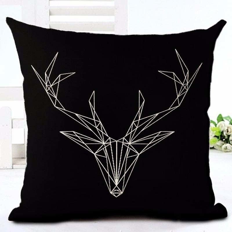 Letter Love Home Cushion Covers Cotton Linen Black White Pillow Cover I Love You Forever and Always Throw Pillow Case Love Letter Pillow Cushion Covers Fashion Home Decor Cover Sofa Bed Nordic Decorative Pillow Case 45x45CM