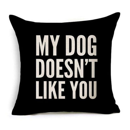 Letter Love Home Cushion Covers Cotton Linen Black White Pillow Cover I Love You Forever and Always Throw Pillow Case Love Letter Pillow Cushion Covers Fashion Home Decor Cover Sofa Bed Nordic Decorative Pillow Case 45x45CM