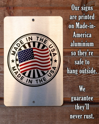 Man Cave Rules - Metal Sign
